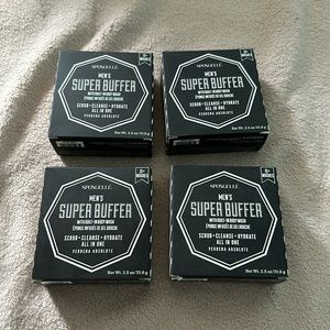 NEW LOT OF 4 Spongelle Men’s Super Buffer
